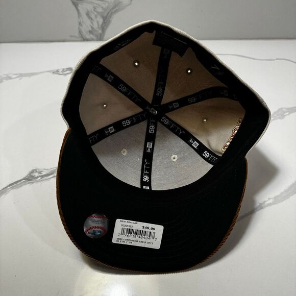 New Era Detroit Tigers Corduroy 59FIFTY Fitted Hat 1984 World Series Patch 7 1/8 - Picture 4 of 8